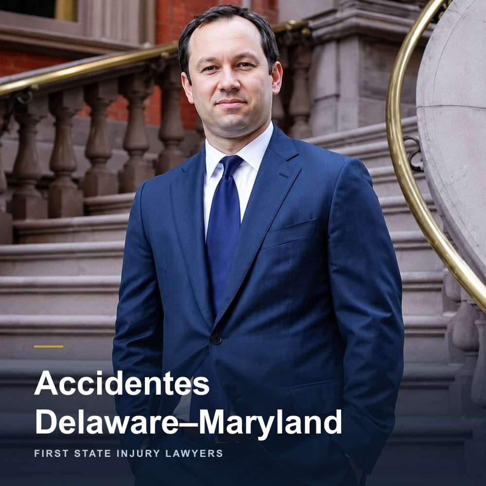 Accidentes Delaware–Maryland — el abogado de lesiones personales de Delaware Peter K. Janczyk de First State Injury Lawyers, en Wilmington