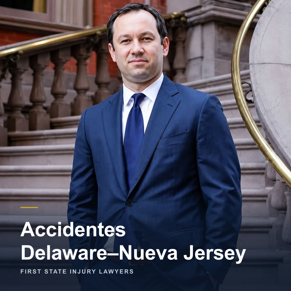 Accidentes Delaware–Nueva Jersey — el abogado de lesiones personales de Delaware Peter K. Janczyk de First State Injury Lawyers, en Wilmington