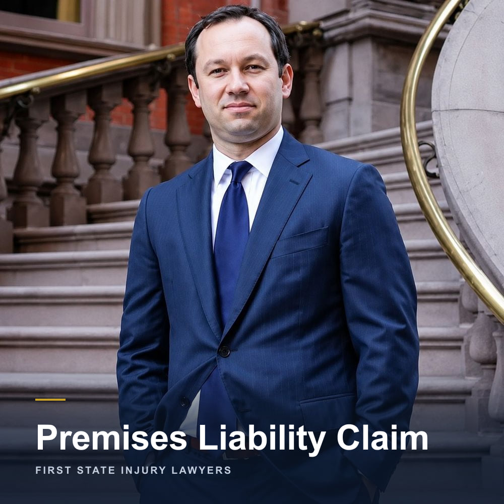 Premises Liability Claim — Delaware personal injury attorney Peter K. Janczyk of First State Injury Lawyers, outside the firm's Wilmington office