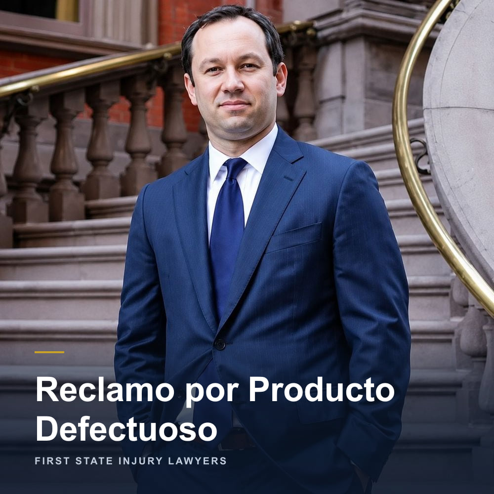 Reclamo por Producto Defectuoso — el abogado de lesiones personales de Delaware Peter K. Janczyk de First State Injury Lawyers, en Wilmington